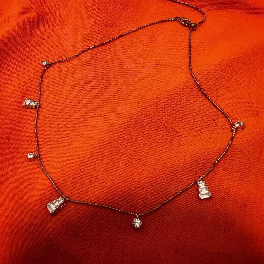 Necklace with five pendants